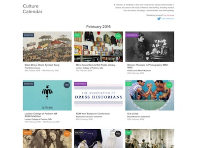 Culture Calendar