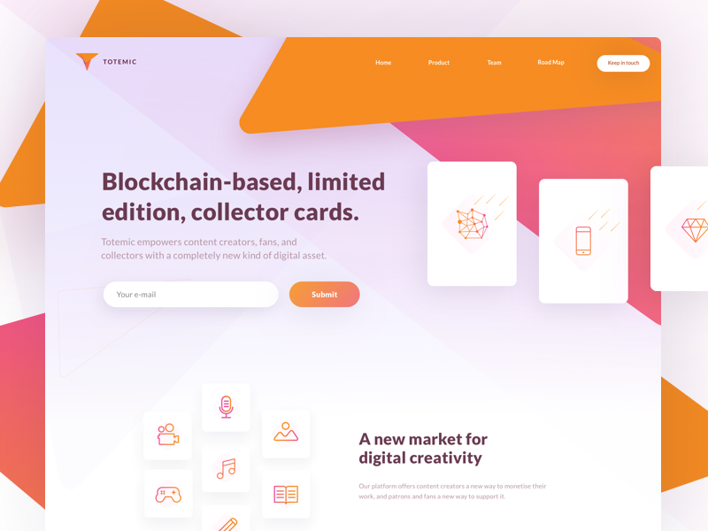 Totemic- Landing Page