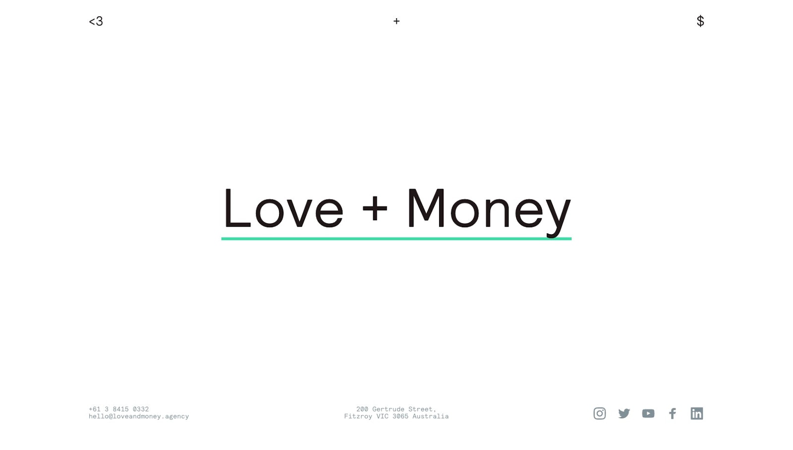 Love + Money
