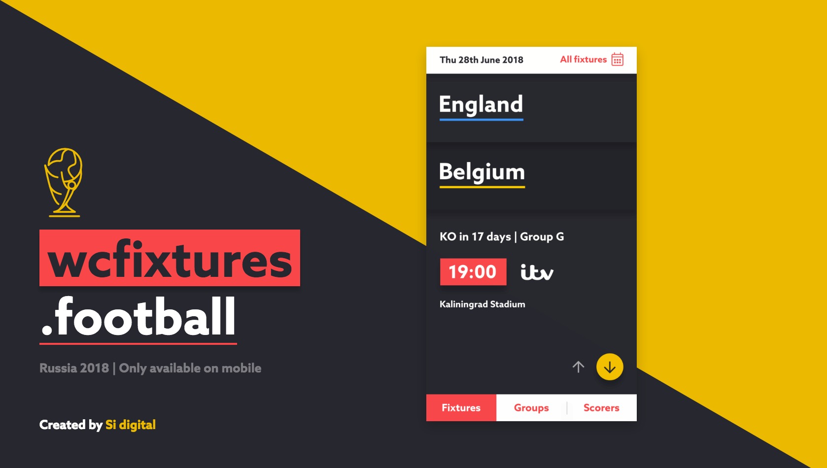 World Cup Fixtures 2018