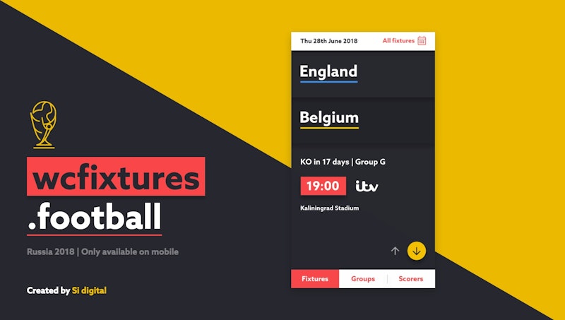 World Cup Fixtures 2018