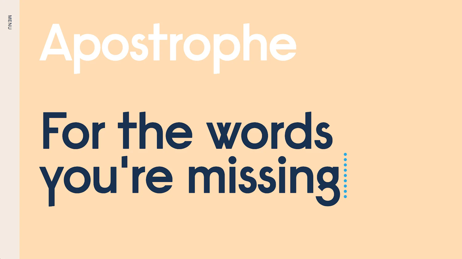 https://apostrophe.xyz/