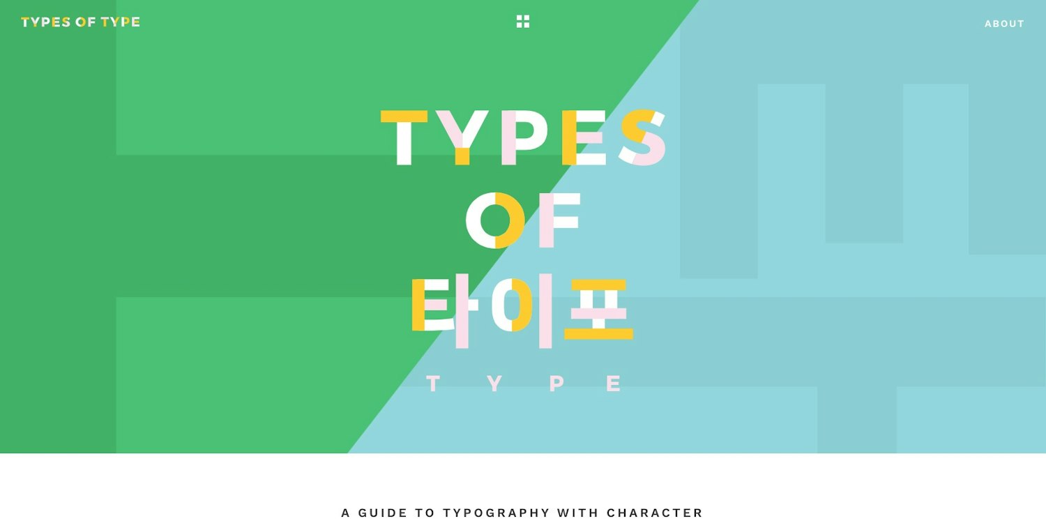 Pic For Types Types of Type | Admire The Web