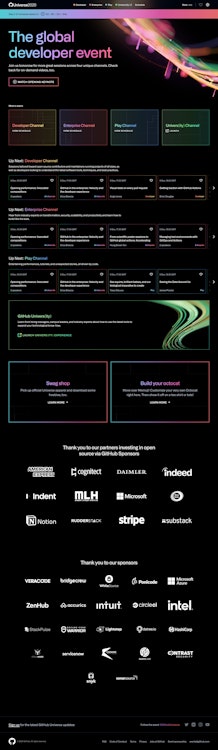 Github Universe Admire The Web