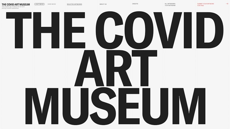 The Covid Art Museum