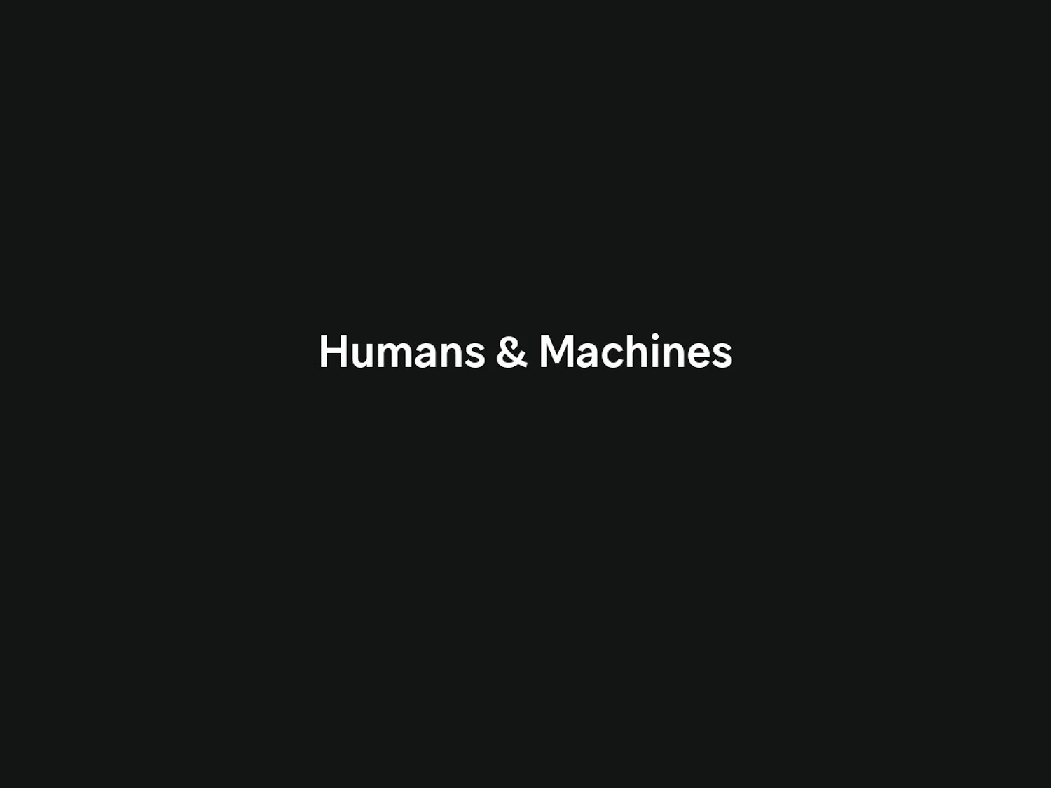 http://humans-machines.com